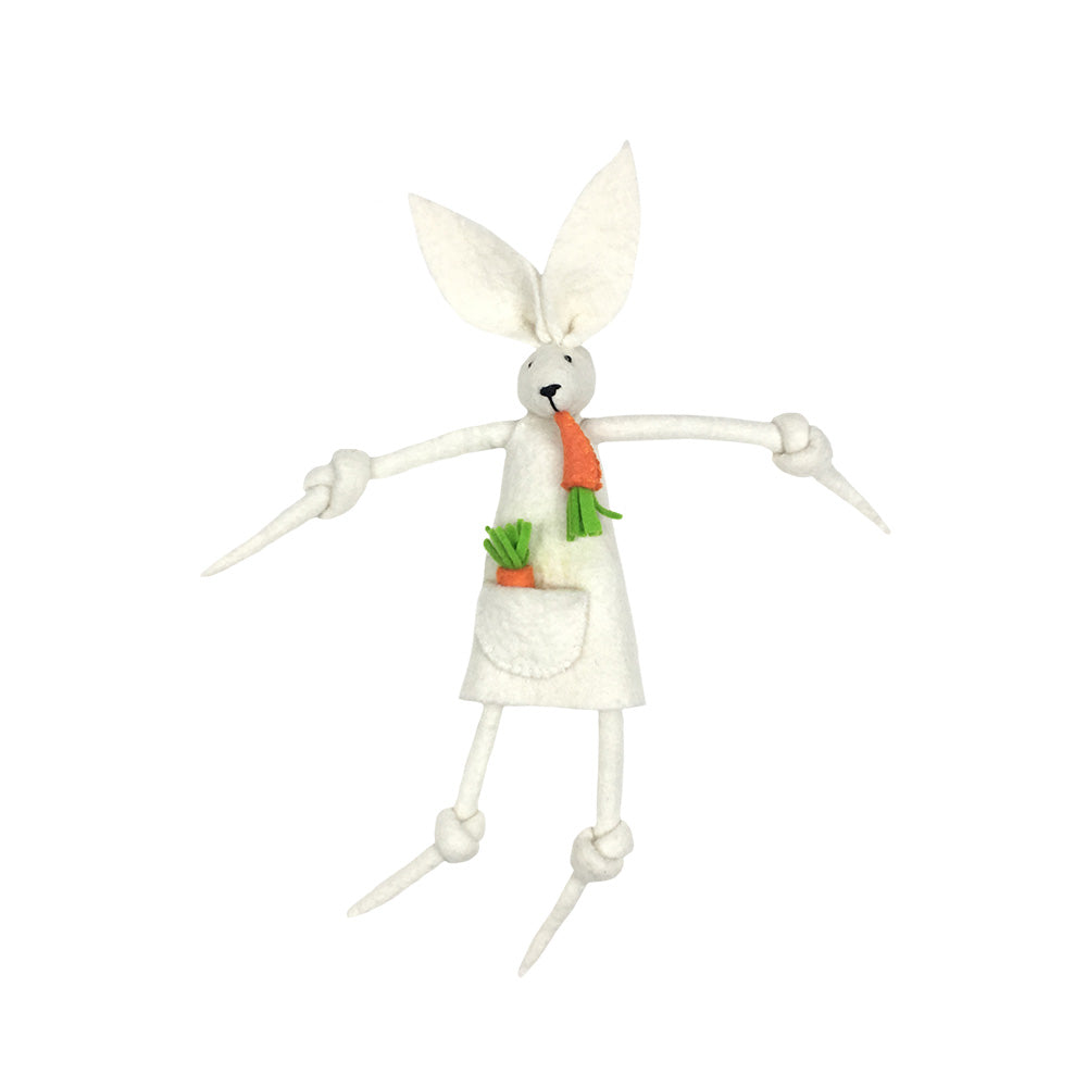 Tenga Tenga - Felt Fun Bunny Toy - Karen Platte