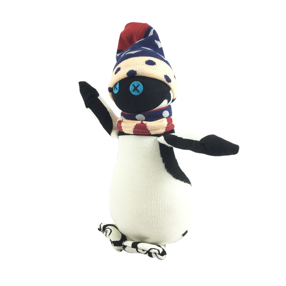 African Sock Animal Cuddle Toy - Penguin