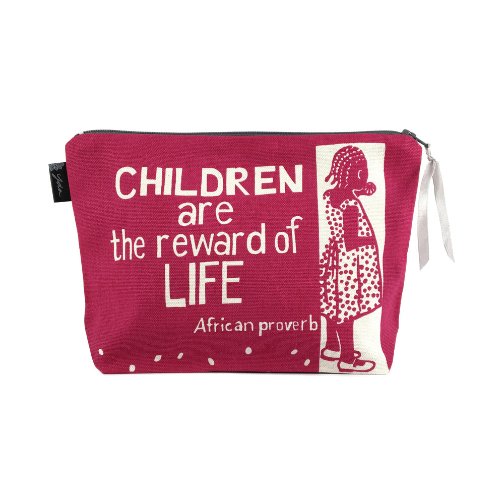 African Proverb Pouch - Children - Yda Walt