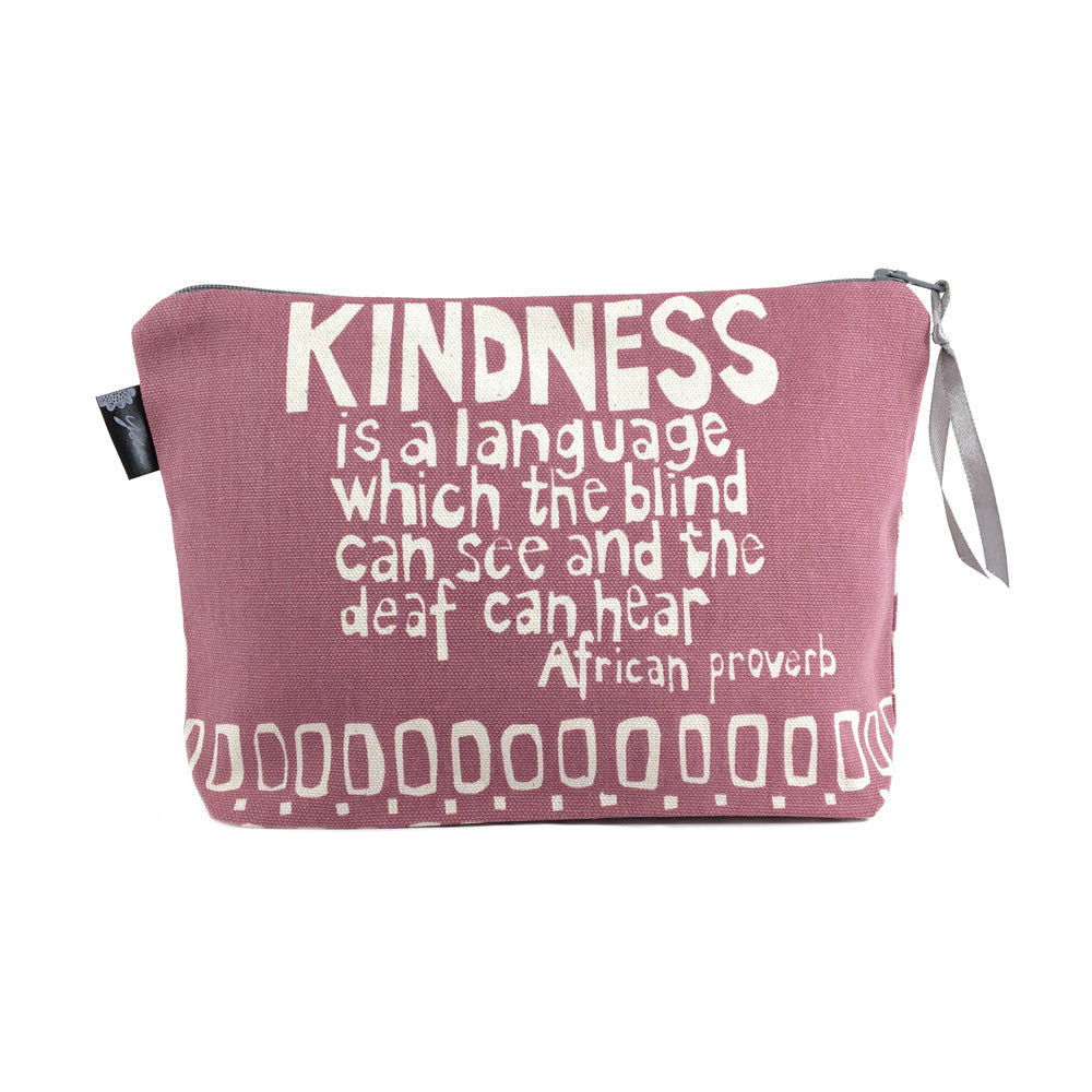 African Proverb Pouch - Kindness - Yda Walt