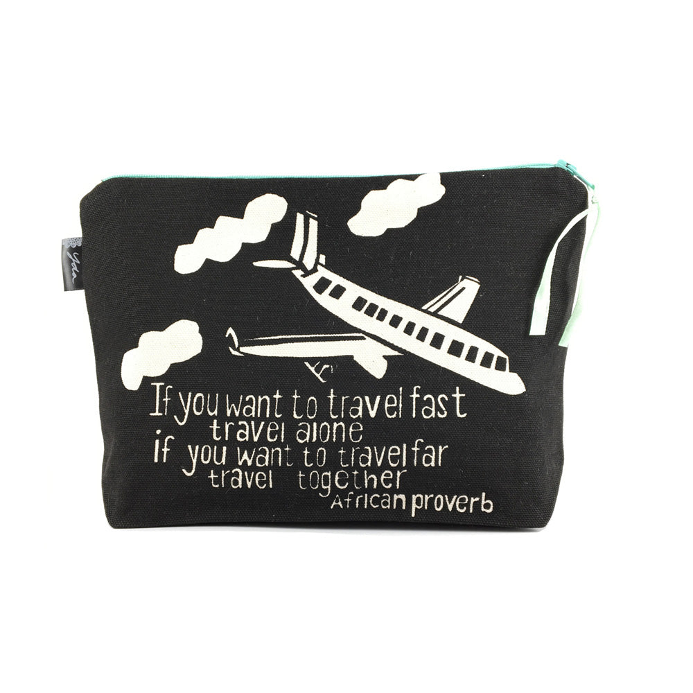 African Proverb Pouch - Travel - Yda Walt