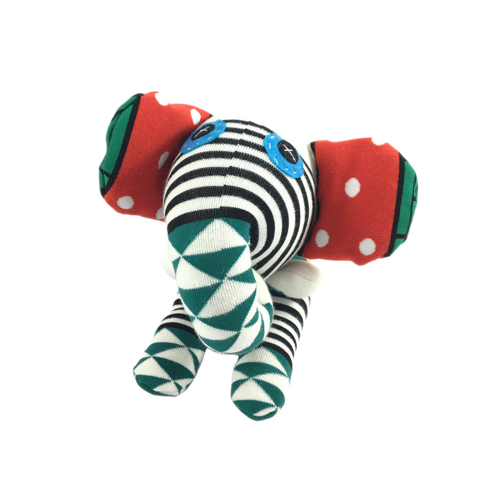 African Sock Animal Cuddle Toy - Elephant