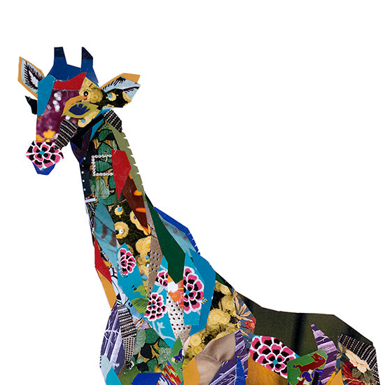 Giraffe Collage boy Zoe Mafham