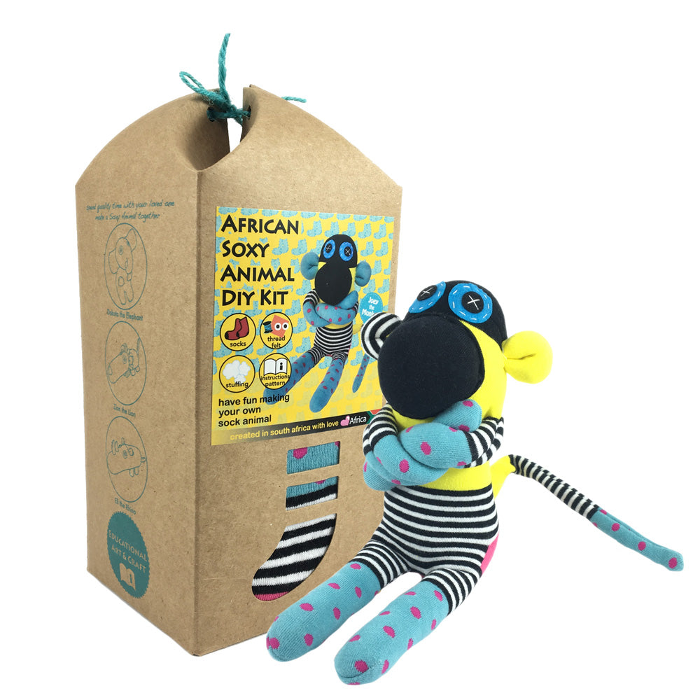 African Sock Animal DIY Kit
