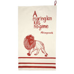 African Proverb Tea Towel - Lion