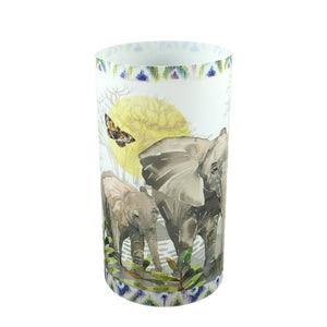 Elephant Herd Candle Shade - Sharon B Design