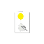 Bird and Balloon Greeting Card